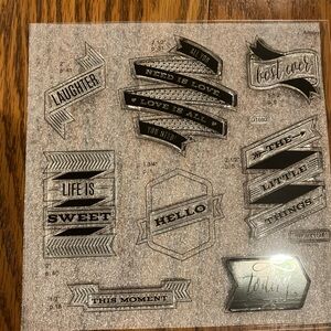 Close to My Heart CTMH -  D1680 Life is Sweet -  My Acrylix Stamps